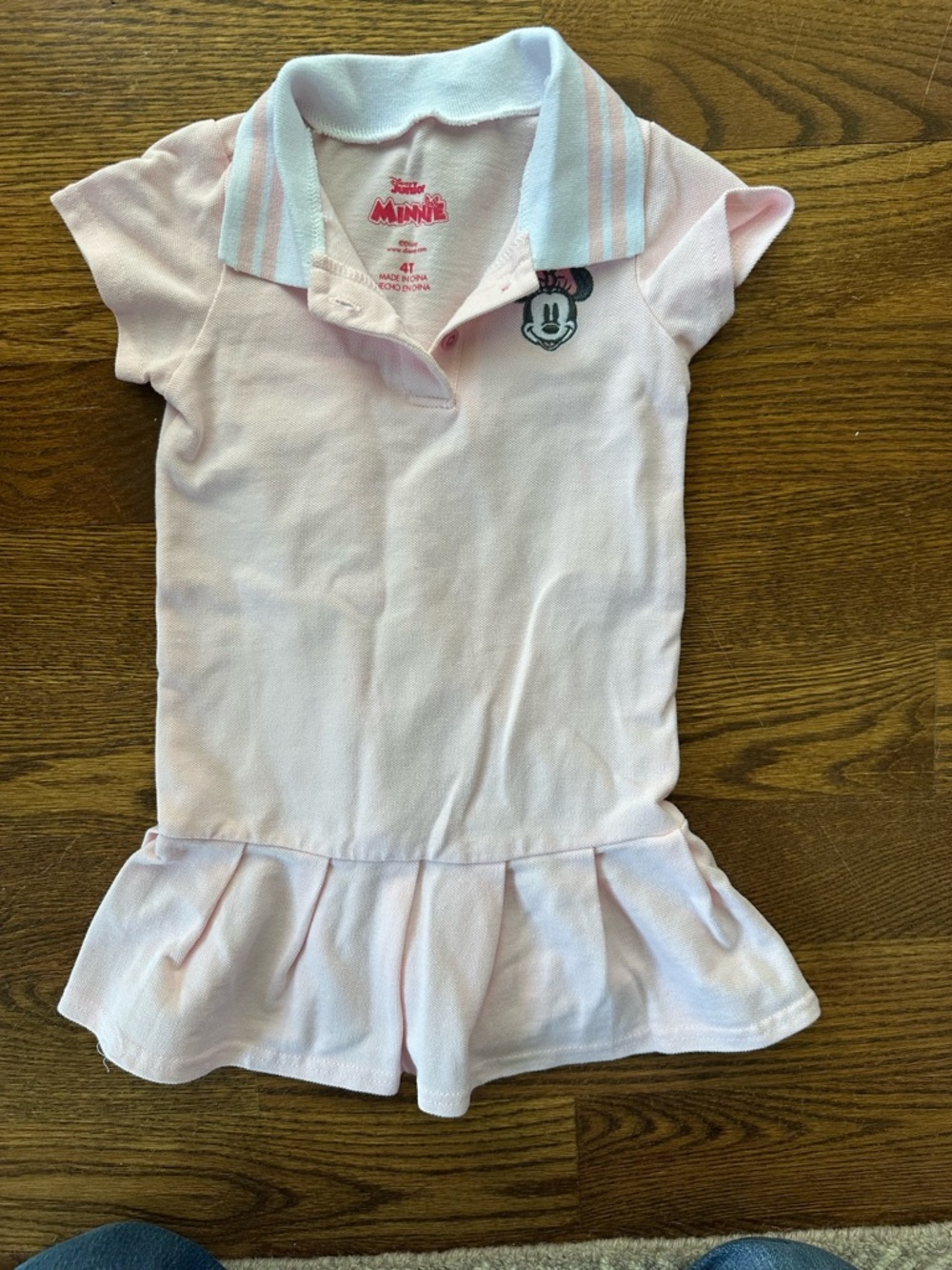 Disney Light Pink Minnie Polo Skater Dress